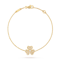 [LOXURA]FRIVOLE GOLD FLOWER DIAMOND BRACELET