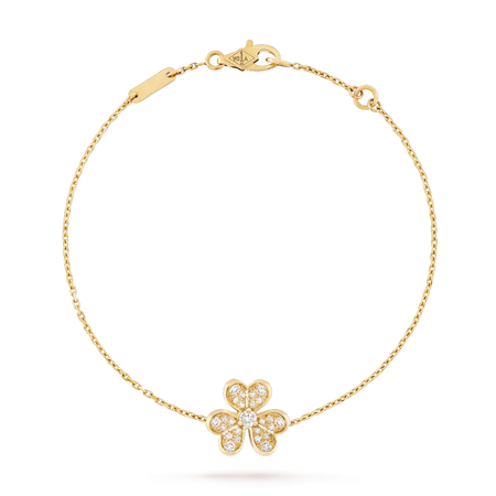 [LOXURA]FRIVOLE GOLD FLOWER DIAMOND BRACELET