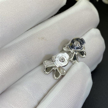 [LOXURA]FRIVOLE MINI SILVER FLOWER EARRINGS