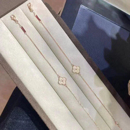 [LOXURA]CLOVER SINGLE FLOWER BRACELET