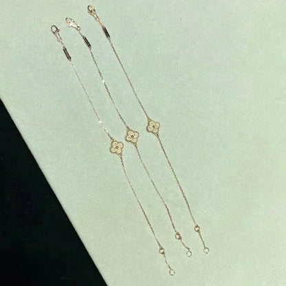 [LOXURA]CLOVER SINGLE FLOWER BRACELET