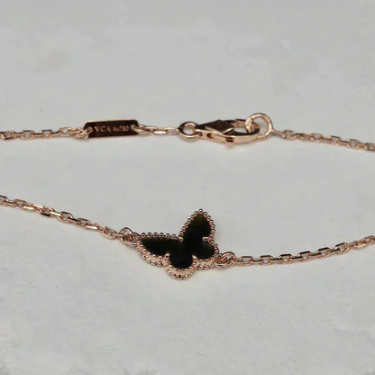 [LOXURA]BUTTERFLY ONYX  BUTTERFLY BRACELET
