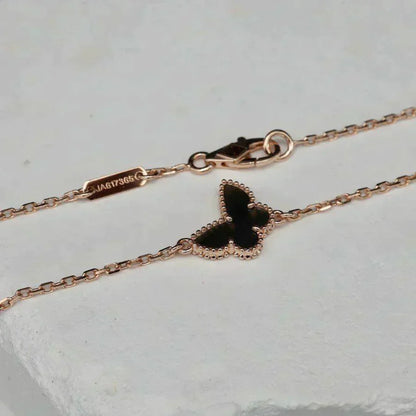 [LOXURA]BUTTERFLY ONYX  BUTTERFLY BRACELET
