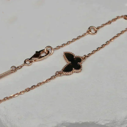 [LOXURA]BUTTERFLY ONYX  BUTTERFLY BRACELET