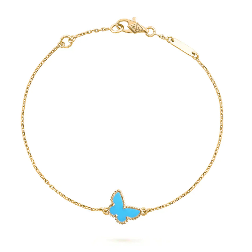 [LOXURA]BUTTERFLY TURQUOISE BUTTERFLY BRACELET