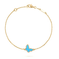 [LOXURA]BUTTERFLY TURQUOISE BUTTERFLY BRACELET