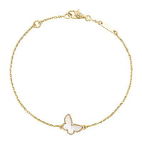 [LOXURA]BUTTERFLY DARK MOP BUTTERFLY BRACELET