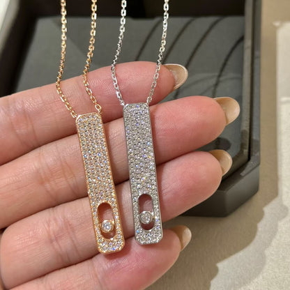 [LOXURA]MY FIRST DIAMOND PAVED NECKLACE