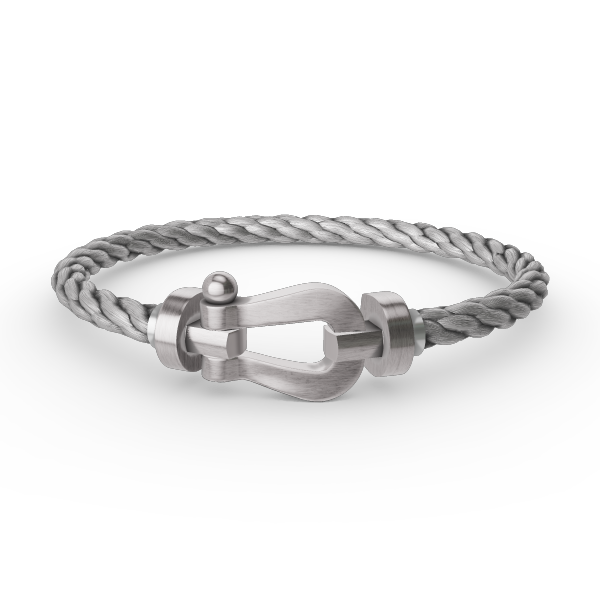 [LOXURA]FORCE LARGE HORSESHOE NO DIAMOND BRACELET SILVER