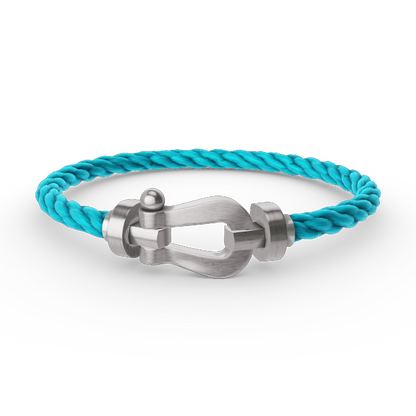 [LOXURA]FORCE LARGE HORSESHOE NO DIAMOND BRACELET SILVER