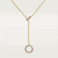 [LOXURA]TRINITY DIAMONDS NECKLACE