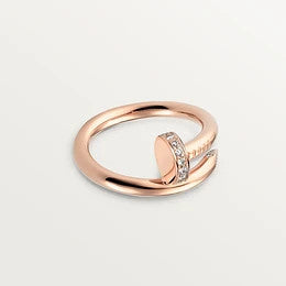 [LOXURA]JUSTE RING 2.65MM PINK GOLD DIAMOND